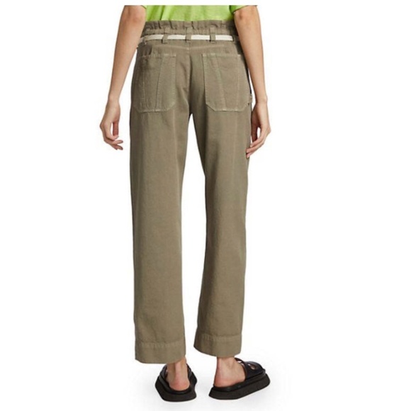 A.L.C. “Augusta” Belted Paperbag Cargo Pants • Dusty Olive • Size 4 • EUC! - Picture 3 of 9